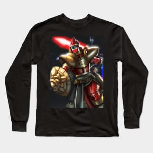 Power Rangers Fanart - Red Super Ranger Collection Long Sleeve T-Shirt